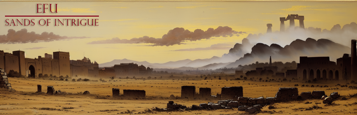 Painting of plains landscape.